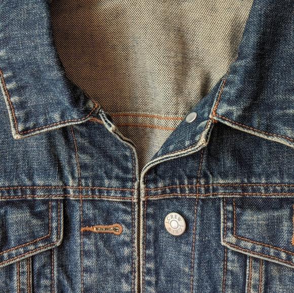 Women's J.Crew 100% cotton denim jacket, size S